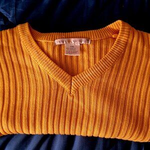 Men's Size XXL Smith & Watkins Yellow And White Golf Sweater Vest